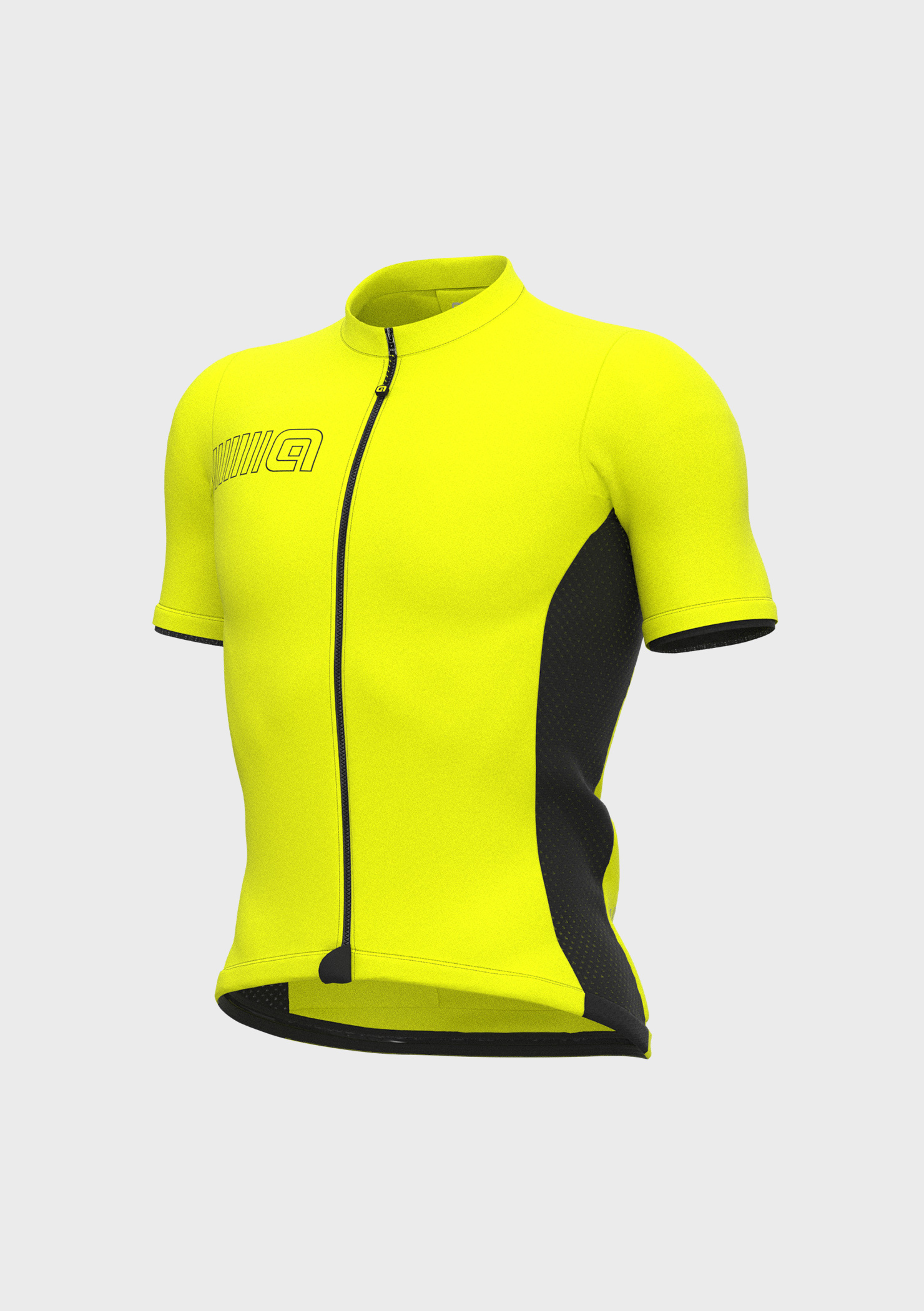 PRAGMA COLOR BLOCK MEN SHORT SLEEVE JERSEY (2023) Yellow Fluo