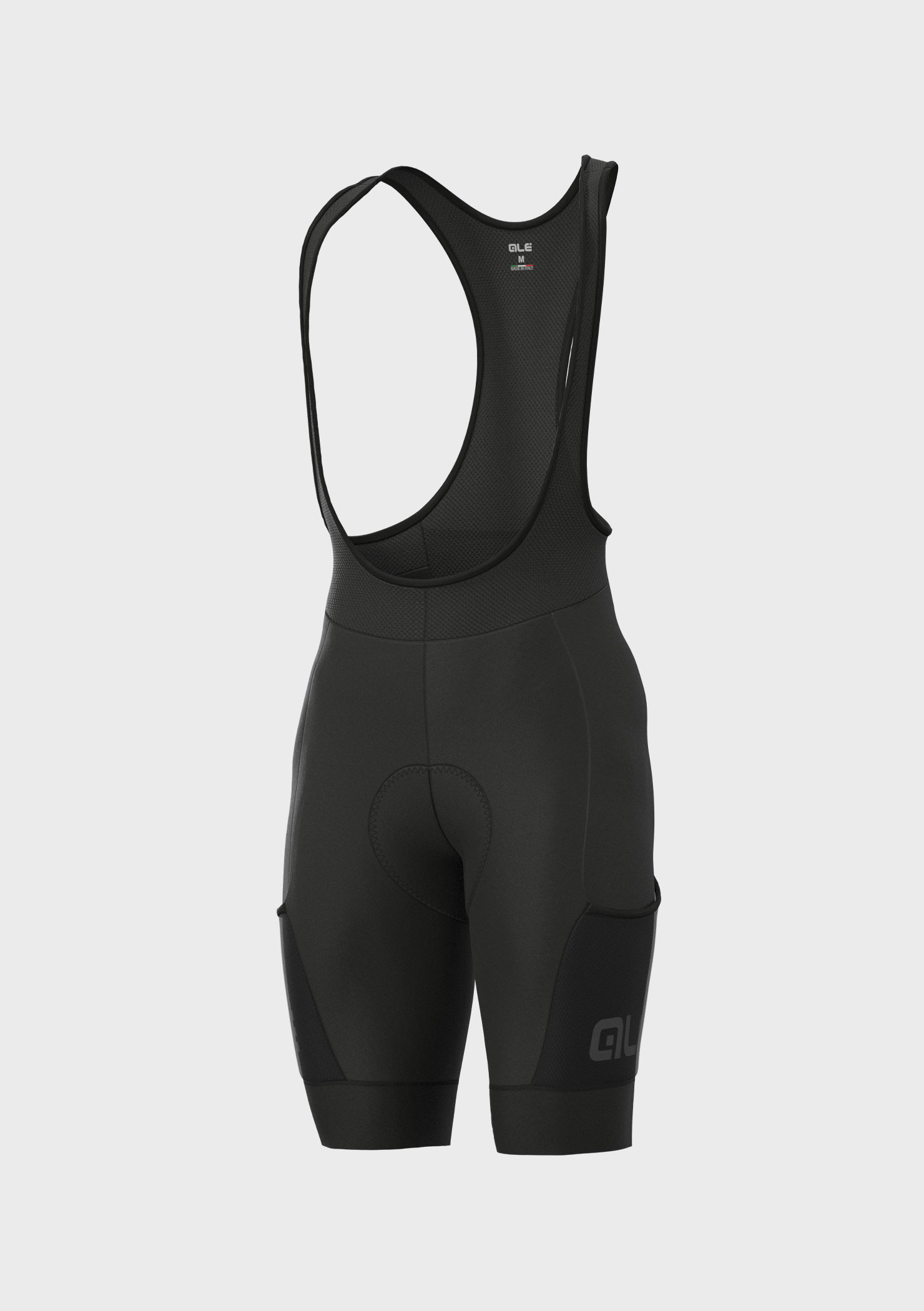 GRAVEL STONES CARGO MEN BIBSHORT GREEN 4H Black