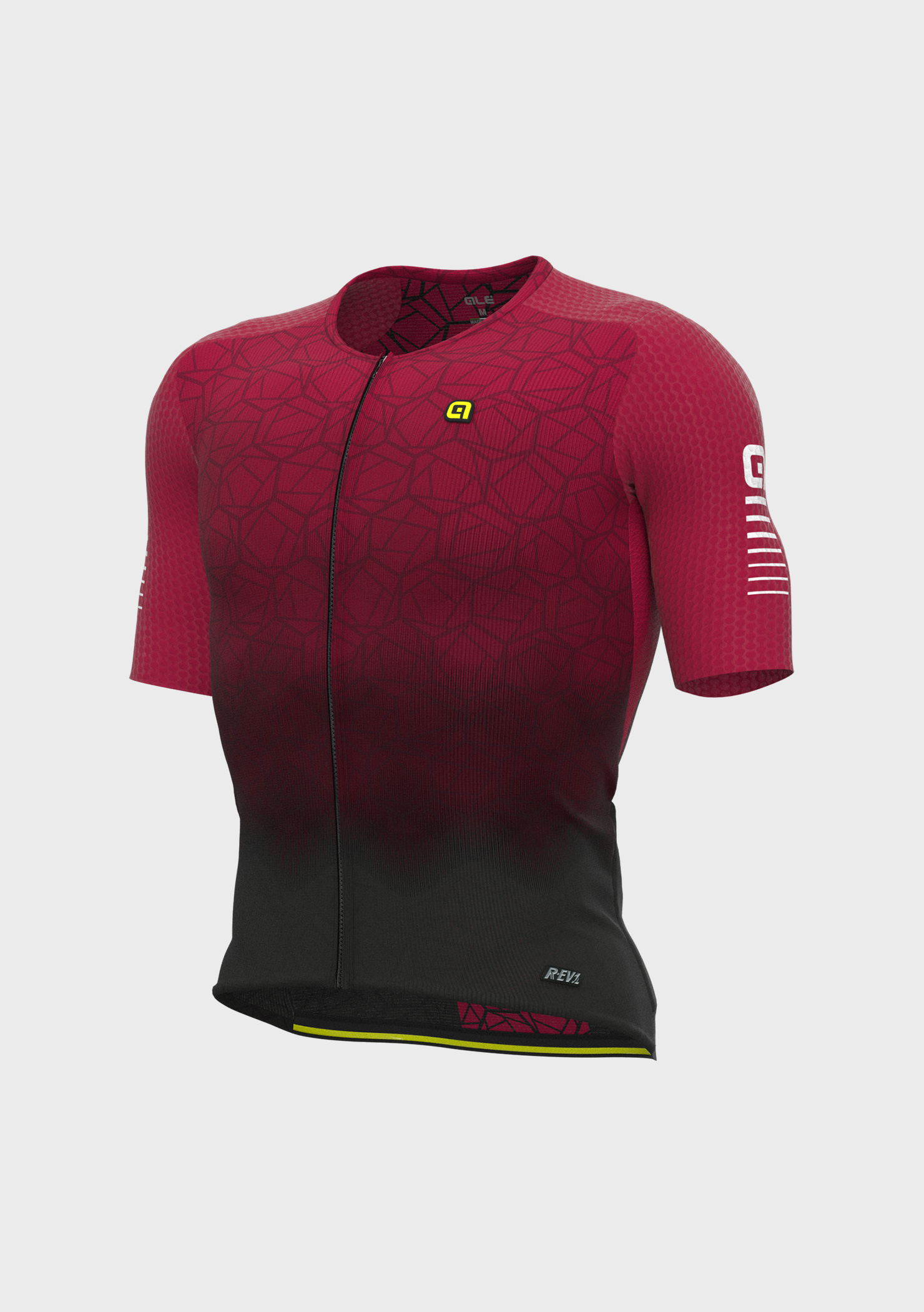 R-EV1 VELOCITY MEN SHORT SLEEVE JERSEY Bordeaux